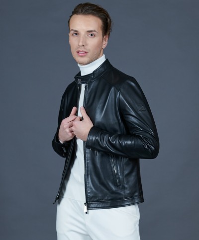 Black leather jacket Havana AD MILANO 2