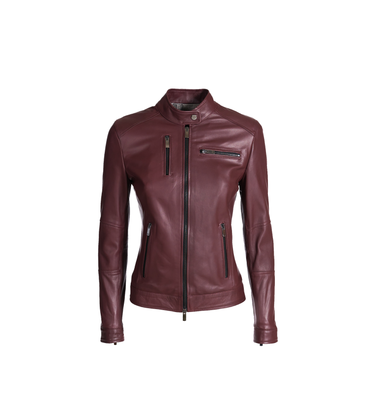 Ginevra natural bordeaux leather FW22