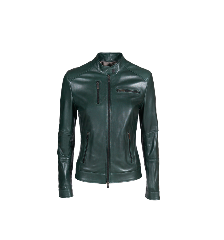 Ginevra green natural leather FW22